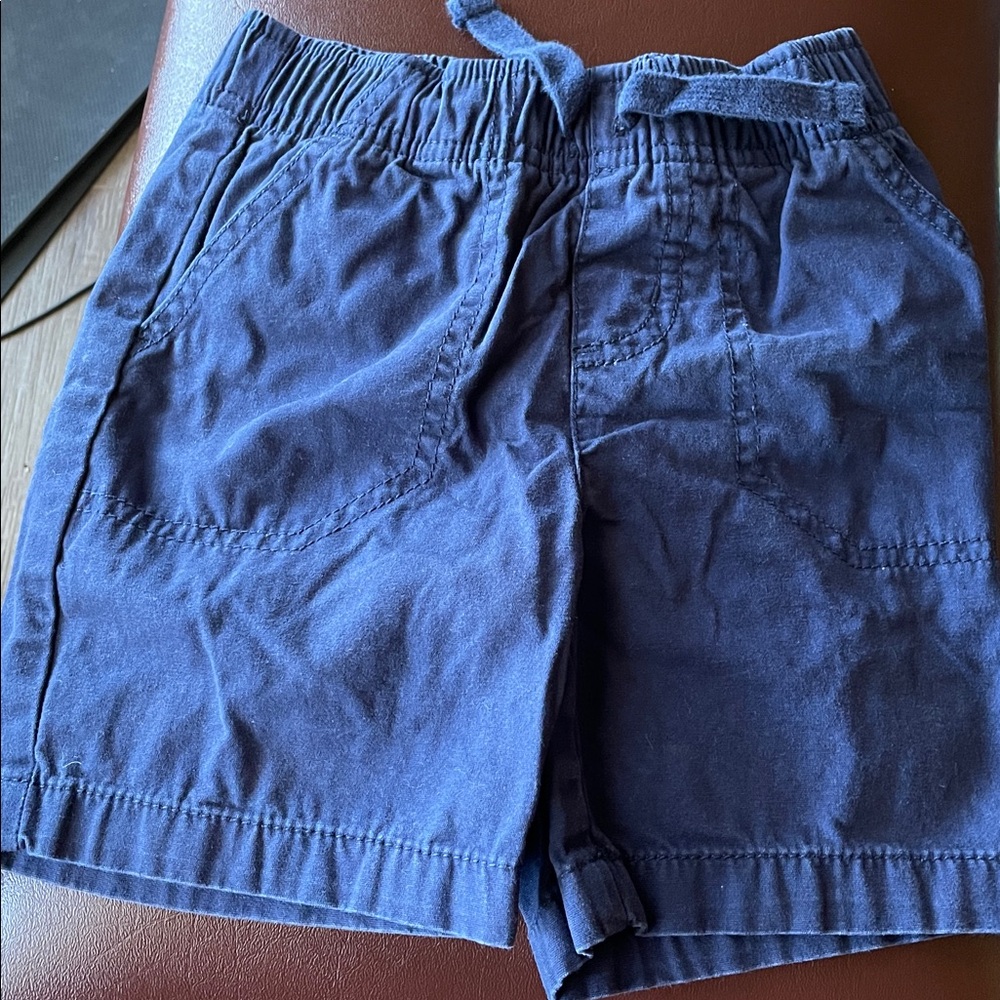 Jumping Beans navy blue elastic waist shorts 2T